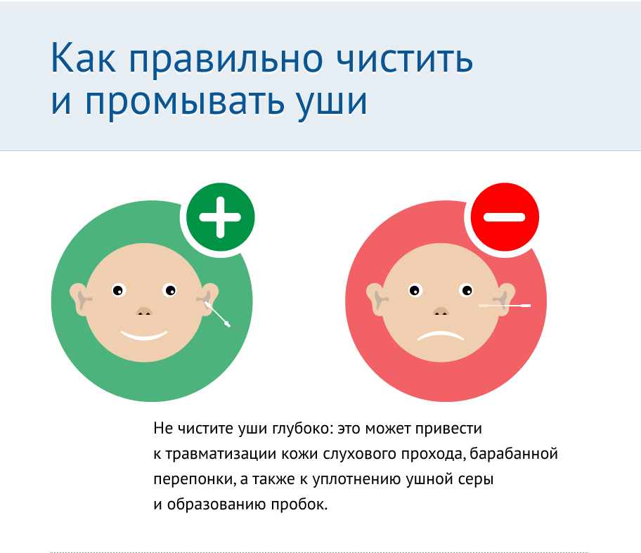 Как чистить уши ребенку