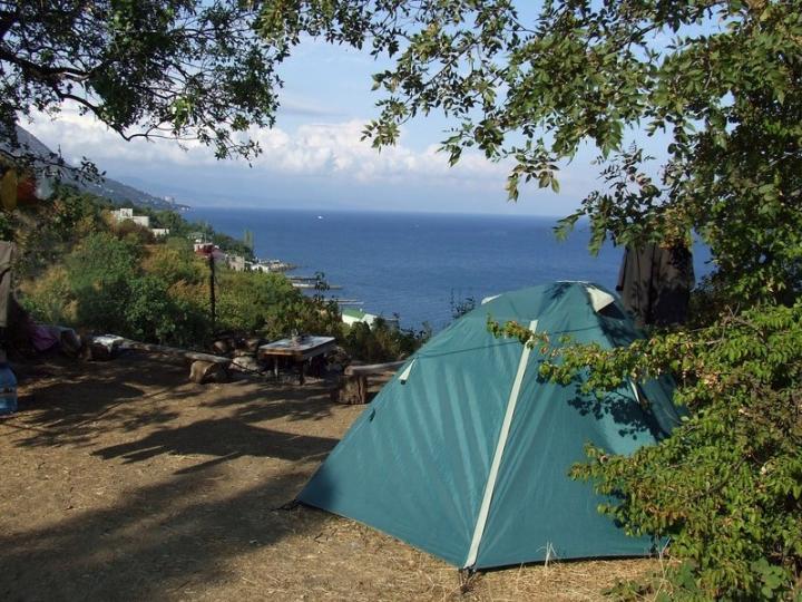 Отдых в палатке в Крыму